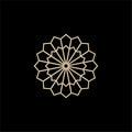 Haoser Laser Cut Round Design Wall Decorative 3Mm Carved Panel Pack Of 1 (Panel4_20Cm)