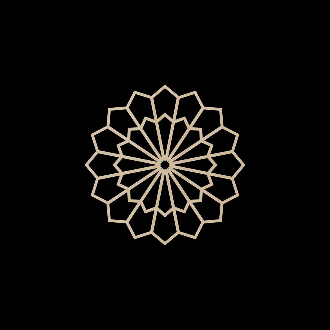 Haoser Laser Cut Round Design Wall Decorative 3Mm Carved Panel Pack Of 1 (Panel4_20Cm)
