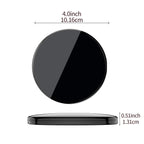 Gospire Pocket Makeup Mirror For Travel, 1X/10X Double Sided Magnifying Compact Handbag Cosmetic Mirror, 4 Inch Ultra-Thin Handh