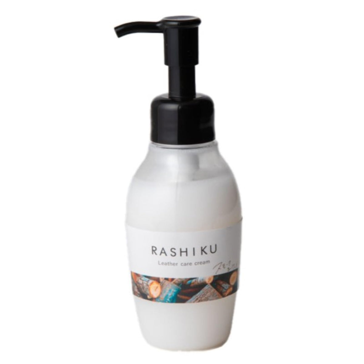 FUJIEI Fujiei Rashiku R012 Leather Care Cream, Smoke & Wood Scent, 4.2 fl oz (120 ml), PumpType, Leather, Shoes, Bag, Care, Nu