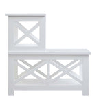 Convenience Concepts Oxford 2 Step Chairside End Table, White