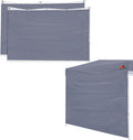 Scocanopy Sunwall For 12X12 Pop Up Canopy Frame, 3 Pack Sidewall Only (Dark Grey)