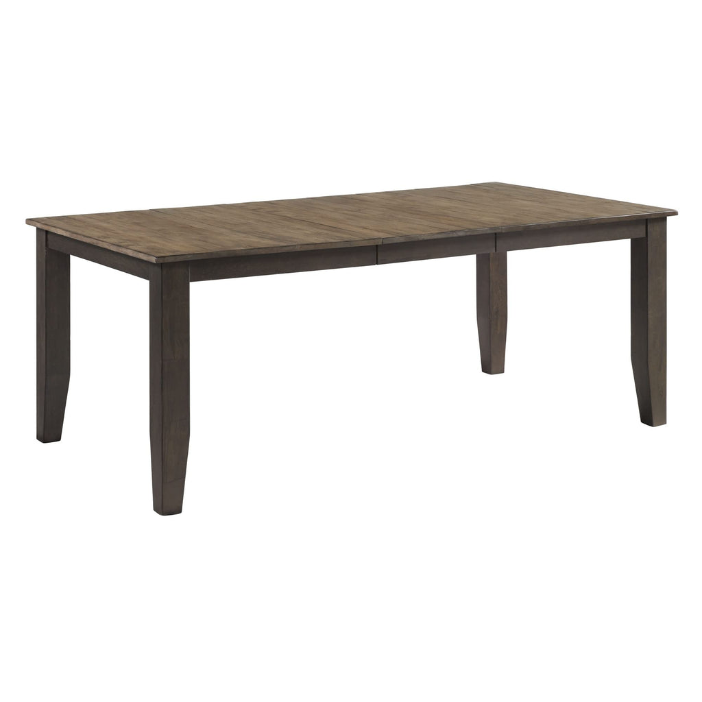 Intercon Beacon 60" Wide Self-Storing Leaf, Black & Walnut Dining Tables