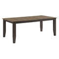 Intercon Beacon 60" Wide Self-Storing Leaf, Black & Walnut Dining Tables