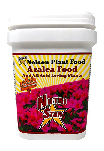 Nelson Azalea & All Acid Loving Plant Food Huge Blooms Jasmines Roses Camellias Gardenias Nutristar (15 Lb.)
