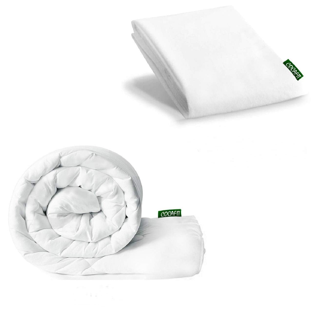 Coca Industries Microfiber 300 Tc Comforter (White_King)