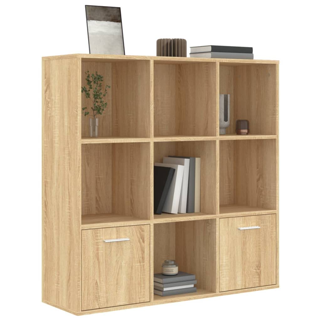vidaXL Bookcase 4-Tier Storage Cabinet - Thumbnail 3