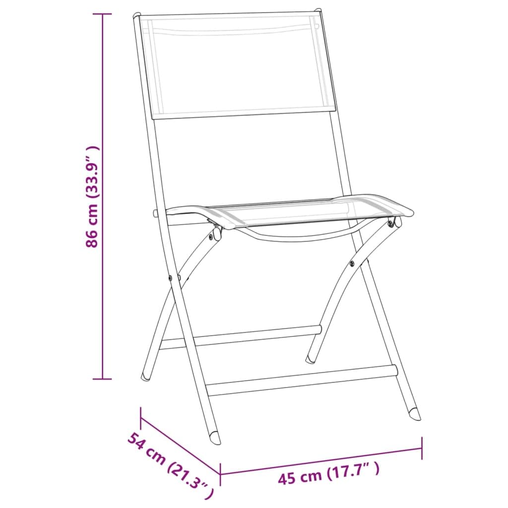 vidaXL Patio Dining Set 5 Piece Garden Outdoor Lawn Yard Terrace Balcony Seat Seating Sitting Dinner Chair and Table Furniture Steel
