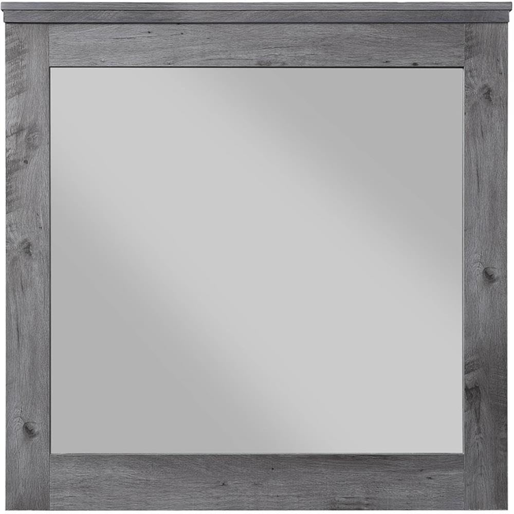 Acme Vidalia Mirror In Rustic Gray Oak