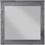Acme Vidalia Mirror In Rustic Gray Oak