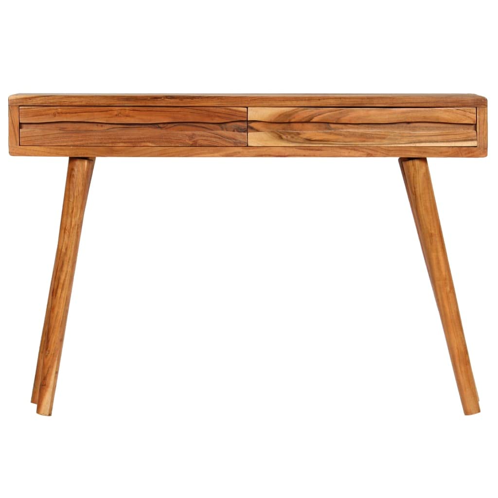 vidaXL Rustic Solid Acacia Wood Console Table - Thumbnail 2