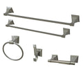 Kingston Brass BAHK61212478SN Monarch Bathroom Hardware Set, 24-inch Length, Brushed Nickel