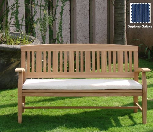 Wholesaleteak Ourdoor 5 Feet Bench Sunbrela Fabric Cushion (Bench Not Included) -Choose Any Sunbrela Fabric