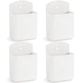 Sibrant 4 Pcs Remote Control Holde Wall Mount, Tv Controller Holder, Self Adhesive Remote Holder, Wall Pen Holder Storage Access