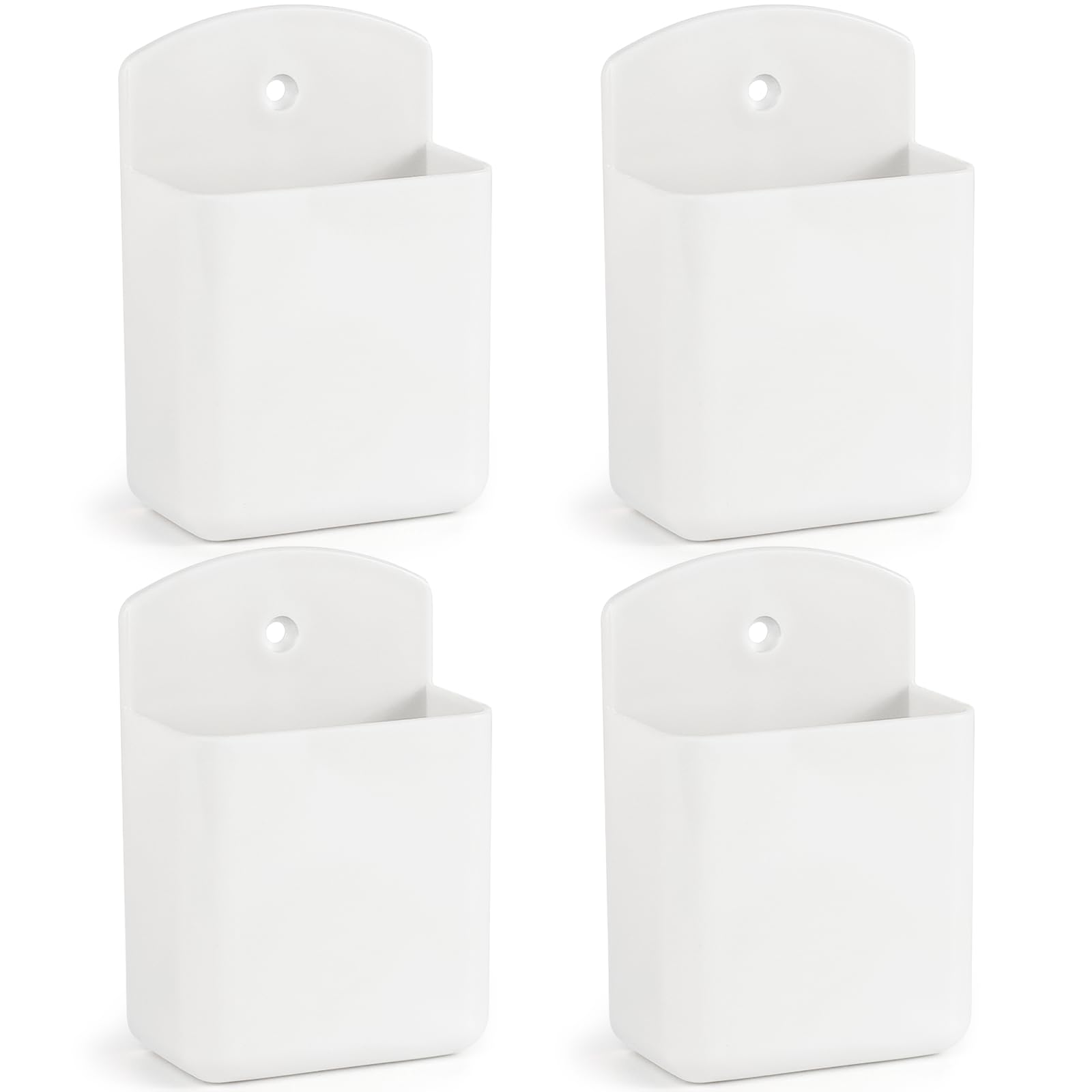Sibrant 4 Pcs Remote Control Holde Wall Mount, Tv Controller Holder, Self Adhesive Remote Holder, Wall Pen Holder Storage Access