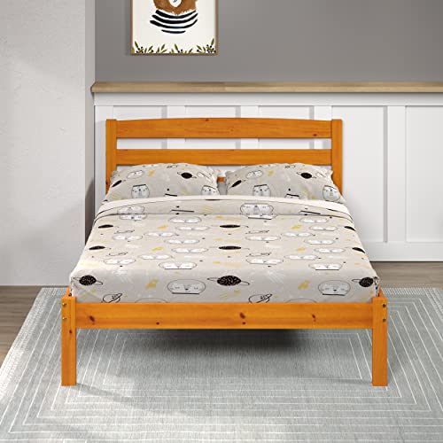 Donco Kids Econo Contemporary Full Honey Bed