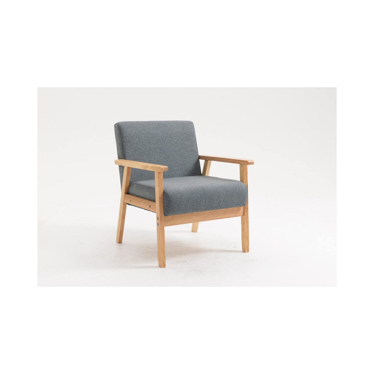 Bahamas 25' W Gray Linen Fabric Chair
