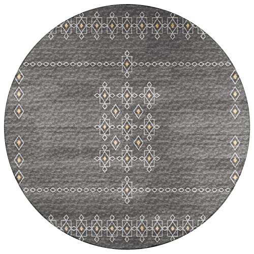 Sedona Sn3 Grey Transitional Rug Round 10' X 10'