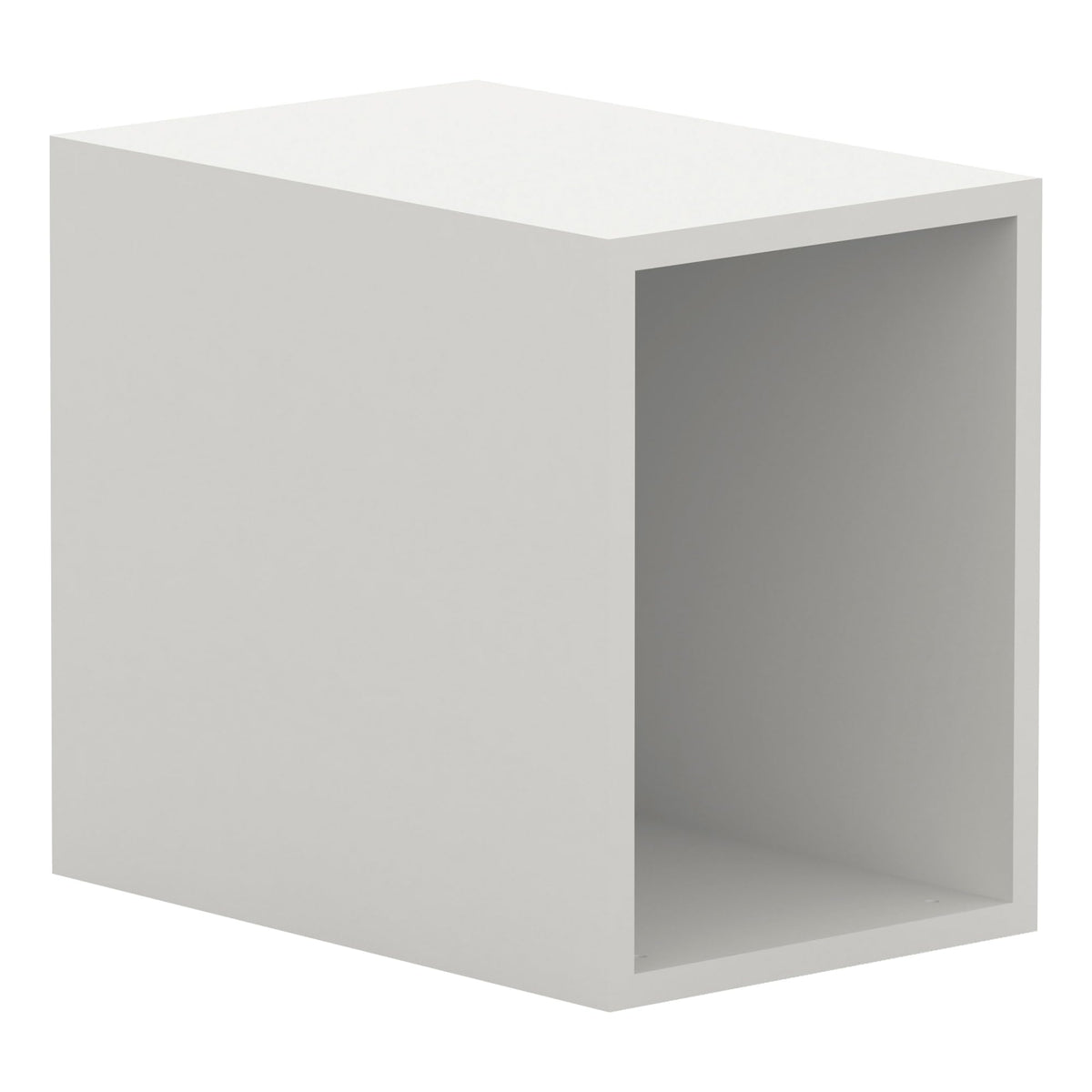 Lorell, LLR42402, White Single Cubby Storage Base Adder Unit, 1 Each, White