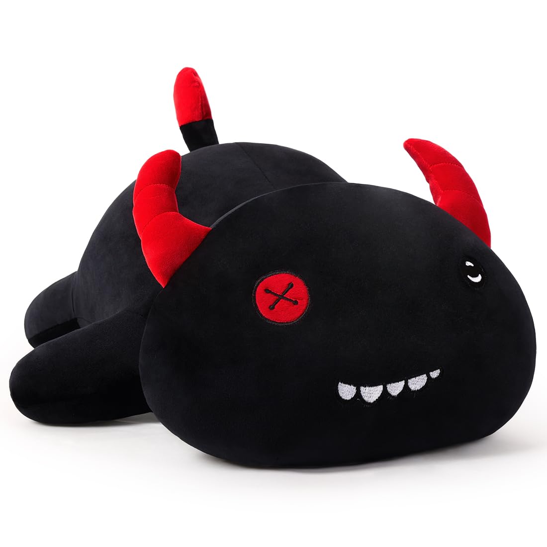 Miaohaha Funny Design Black Cow Plush Toy Soft Stuffed Cow Animal Plush Pillow Plush Hugging Toy For Kids And Girls(Black Cow,30