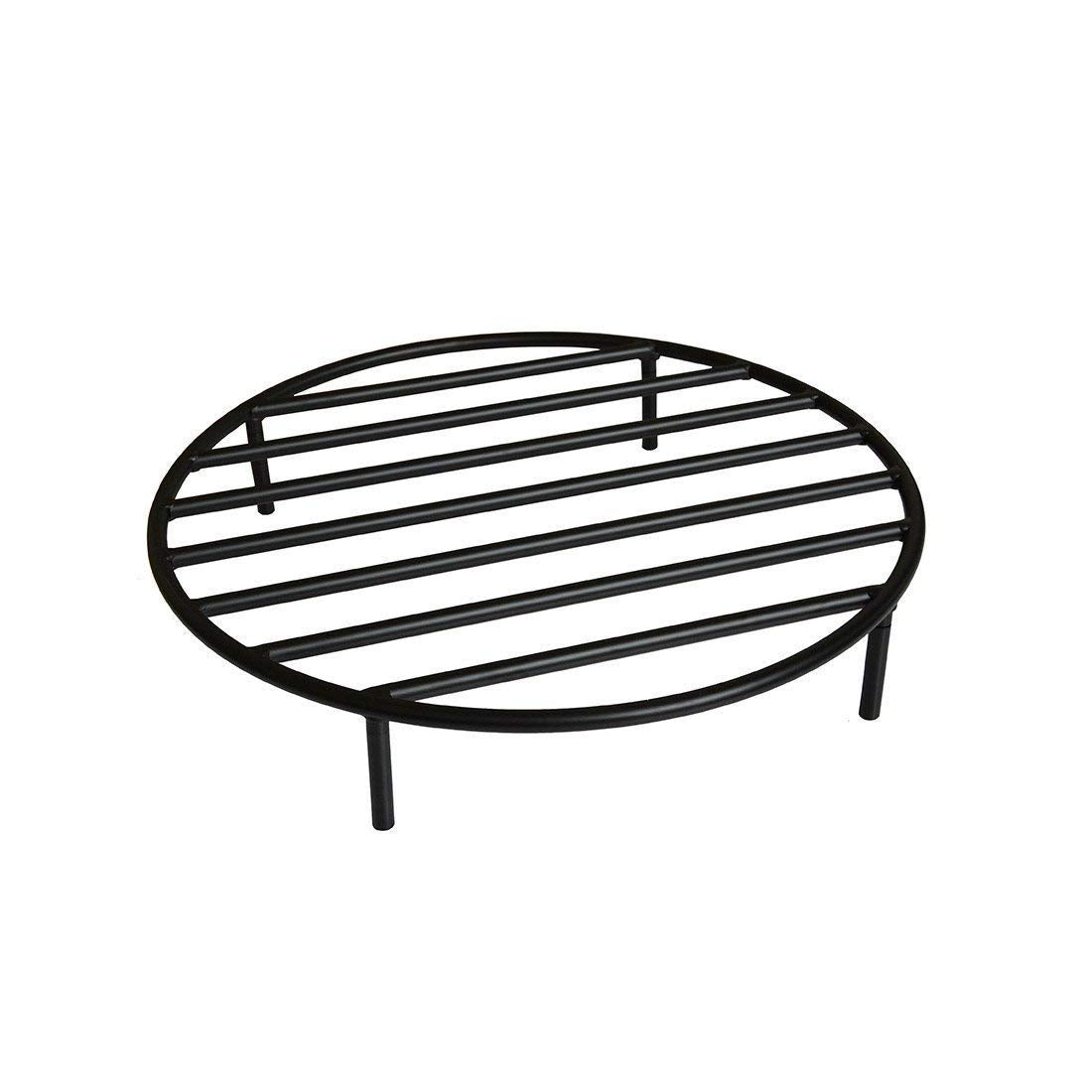 Onlyfire Round Fire Pit Grate With 4 Legs For Outdoor Campfire Grill Cooking, 22 Inch