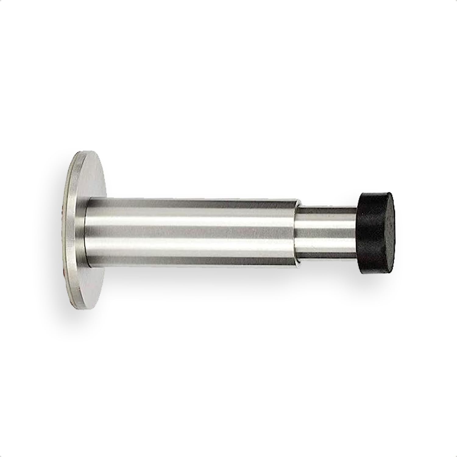 Wall Mounted Doorstop | Adhesive Or Screwing | Adjustable From 3.5' To 5,10' | Stainless Steel | Evi