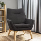 Lorell LLR68958 Quintessence Collection Upholstered Chair Black