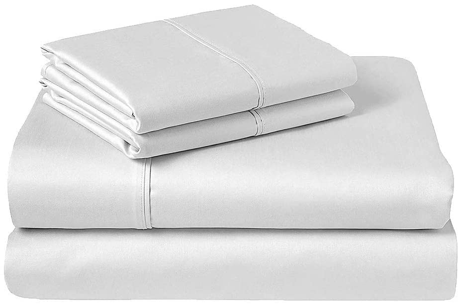Royal Bliss Top Split King Royal Collection 1900 Egyptian Quality Bed Sheet Set With 1 Fitted Sheet With 34In Split Top-No Wrink