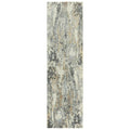 Rizzy Home Alora Decor Radiant 2'6" X 8' Abstract Beige/Ivory/Gray Hybrid Area Rug