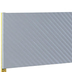 Acme Gaines Eastern King Bed in Gray High Gloss Finish