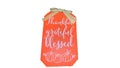 all Holiday Fall Harvest Thanksgiving indoor home Miniature Wooden Decorative decoration Decor Sign ''Thankful Grateful Blessed'