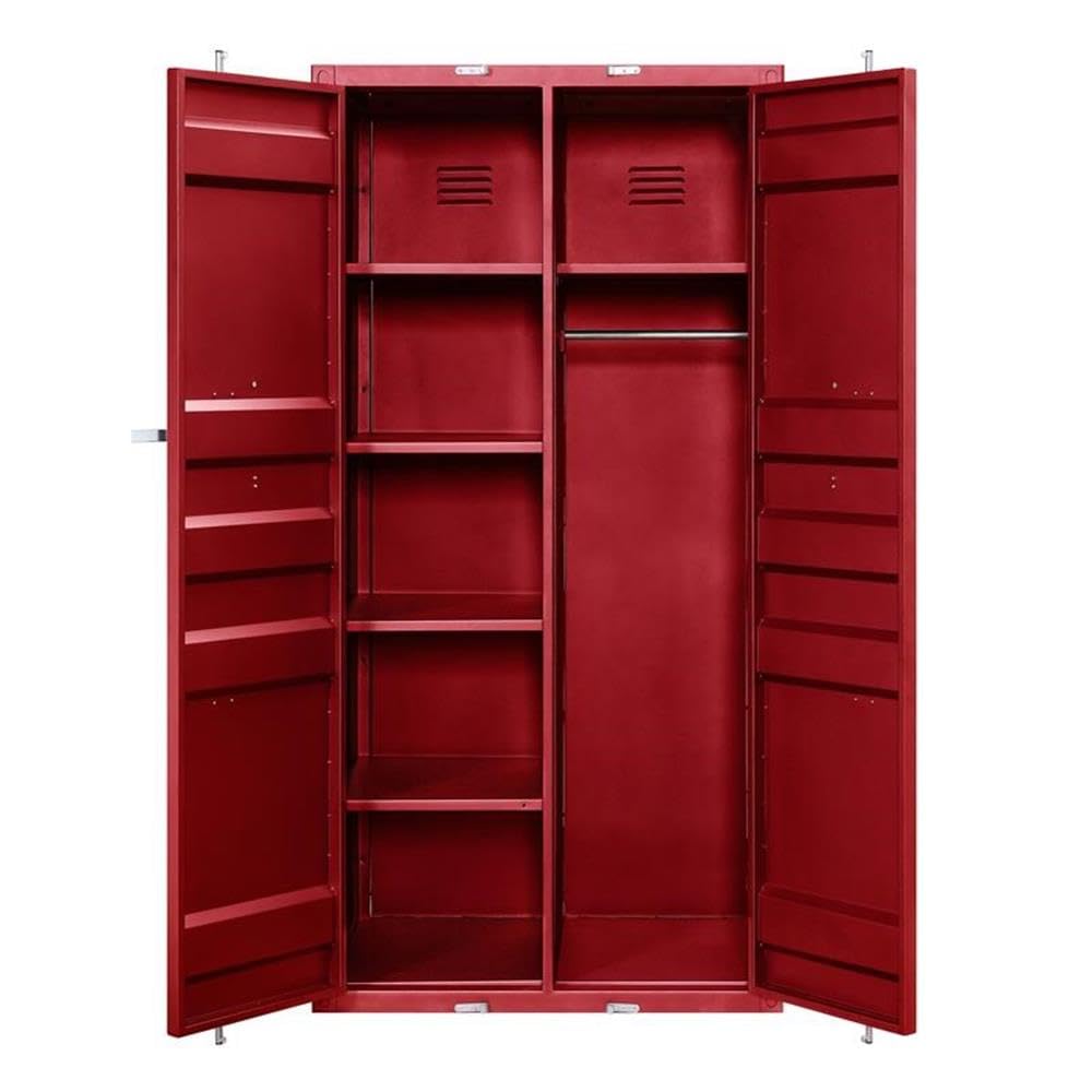 Acme Cargo Wardrobe (Double Door) in Red