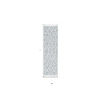 HomeRoots 8'X11' Ivory Grey Machine Woven Geometric Indoor Area Rug