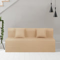 Wakefit Polyester Sofa Cum Bed | 5 Year Warranty | 3 Seater, Sofa Bed 6 X 5 Feet, Foldable Sofa Cum Bed With 2 Cushion  Flipper