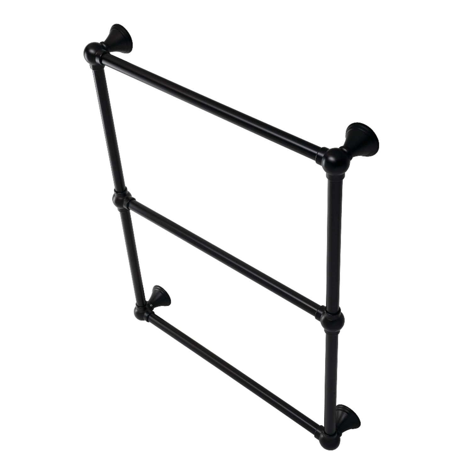 Kingston Brass DTC322419MB Maximilien Wall Mount -Towel Rack, Matte Black