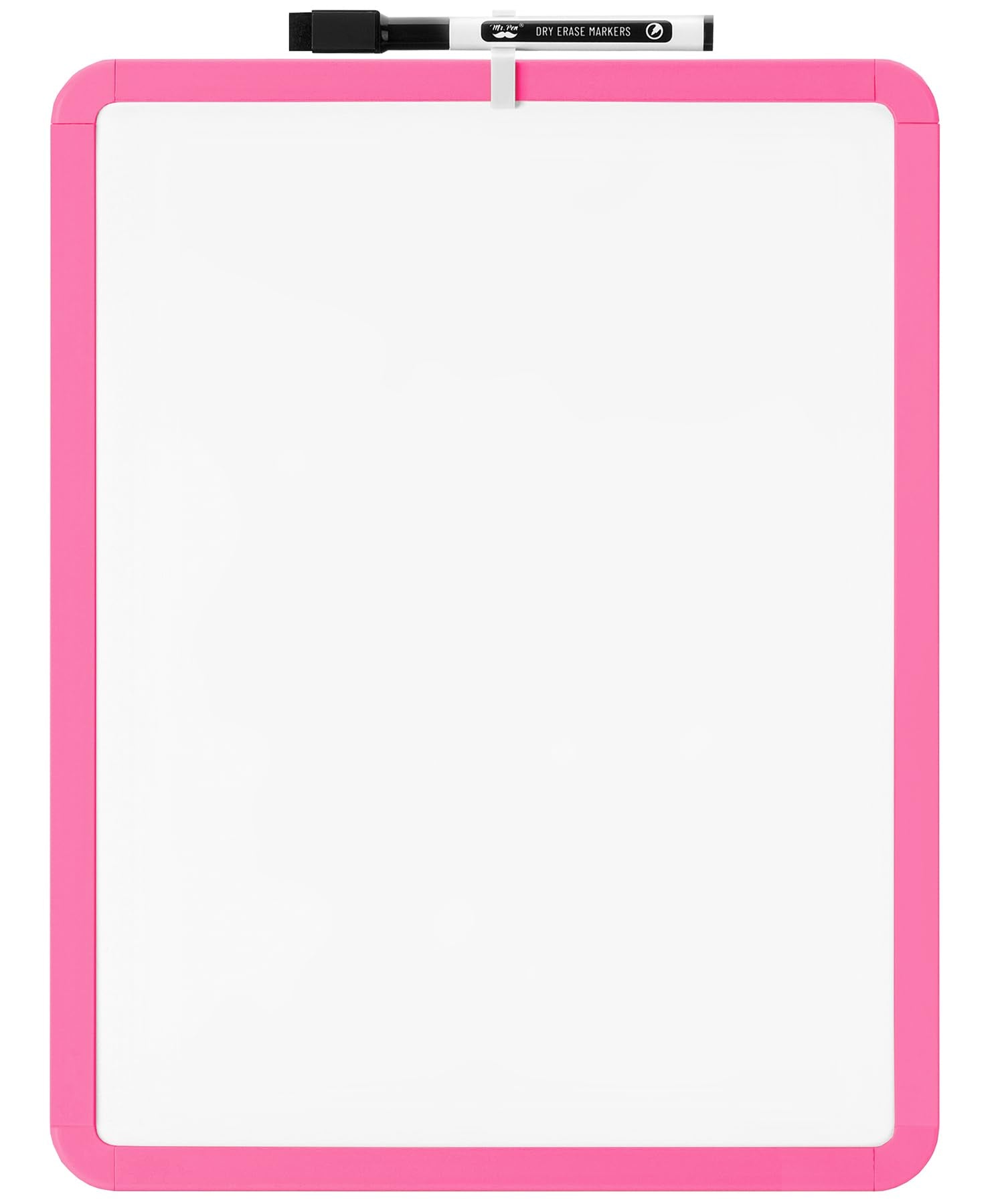 Mr. Pen- Dry Erase Board, 14' X 11' With A Black Dry Erase Marker, Light Coral Frame, Small White Board, White Board For Kids,