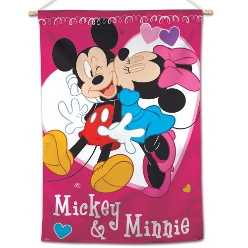 Wincraft Disney Mickey Mouse 28' X 40' Vertical Flag (Mickey & Minnie)
