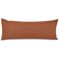 Nestl Body Pillow Cover - Soft Body Pillow Pillowcase - Lightweight Orange Rust Pillowcase - Microfiber Body Pillow Case Cover - 20X54 Inches - Envelope Closure