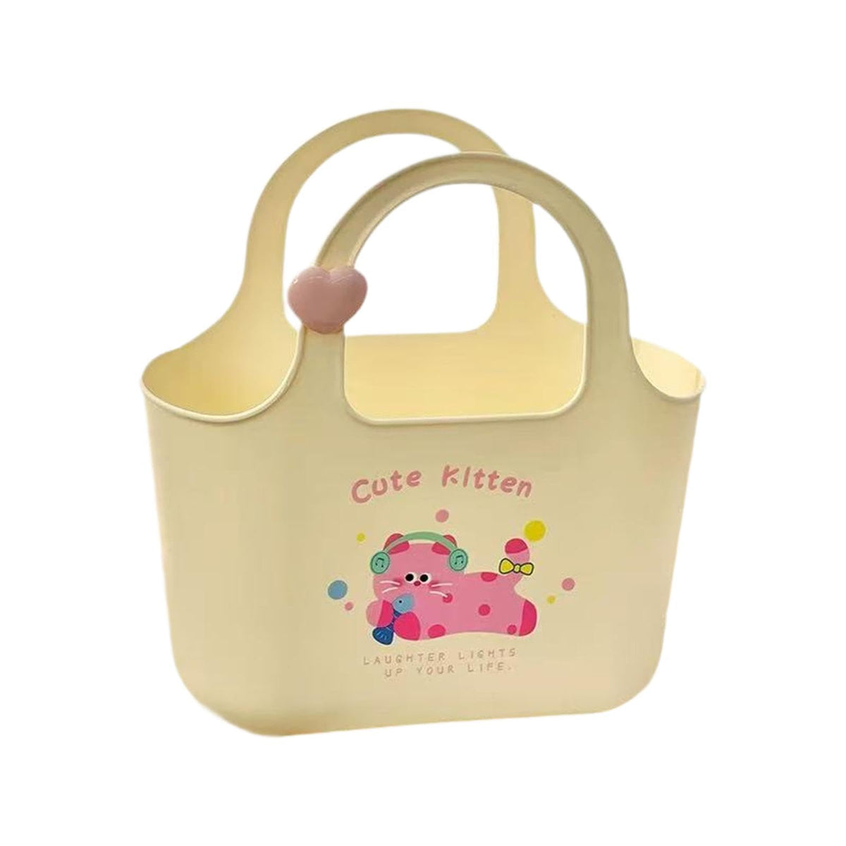 TRENDYNEST Shower Storage Basket Beach Tote Bag for College Dorm Room Shopping Bathroom