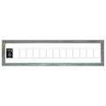 Creative Letter Art 4    x 6    Multiple Opening Picture Frame Collage with 14 holes, Hamptons Driftwood Grey Frame with 10 x 58