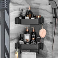 Kesig Stand Bathroom Organisers Storage Racks Bathroom Shelf, Shelves Corner, SelfAdhesive Aluminium Bathroom Corner Shelf Rack