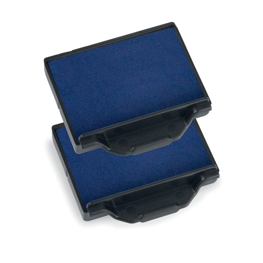 Trodat Replacement Ink Pads 6/50 - Pack Of 2 - Blue Ink - For The Professional 5200, 5430, 5431, 5030, 5546, 5435 And 5430/L