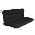 Yefu Porch Swing Cushion, Outdoor Swing Cushions Replacement With Backrest, Thickened Waterproof Bench Cushion For Patio Furnitu