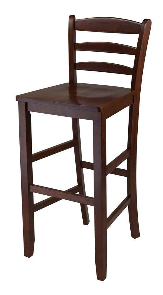 Winsome 29-Inch Bar Ladder Back Stool, Set of 2