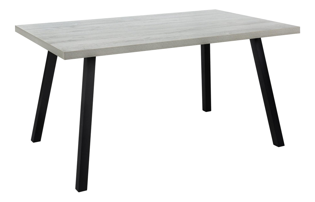 Monarch Specialties 36'X 60' / Grey Metal Dining Table, gray/black