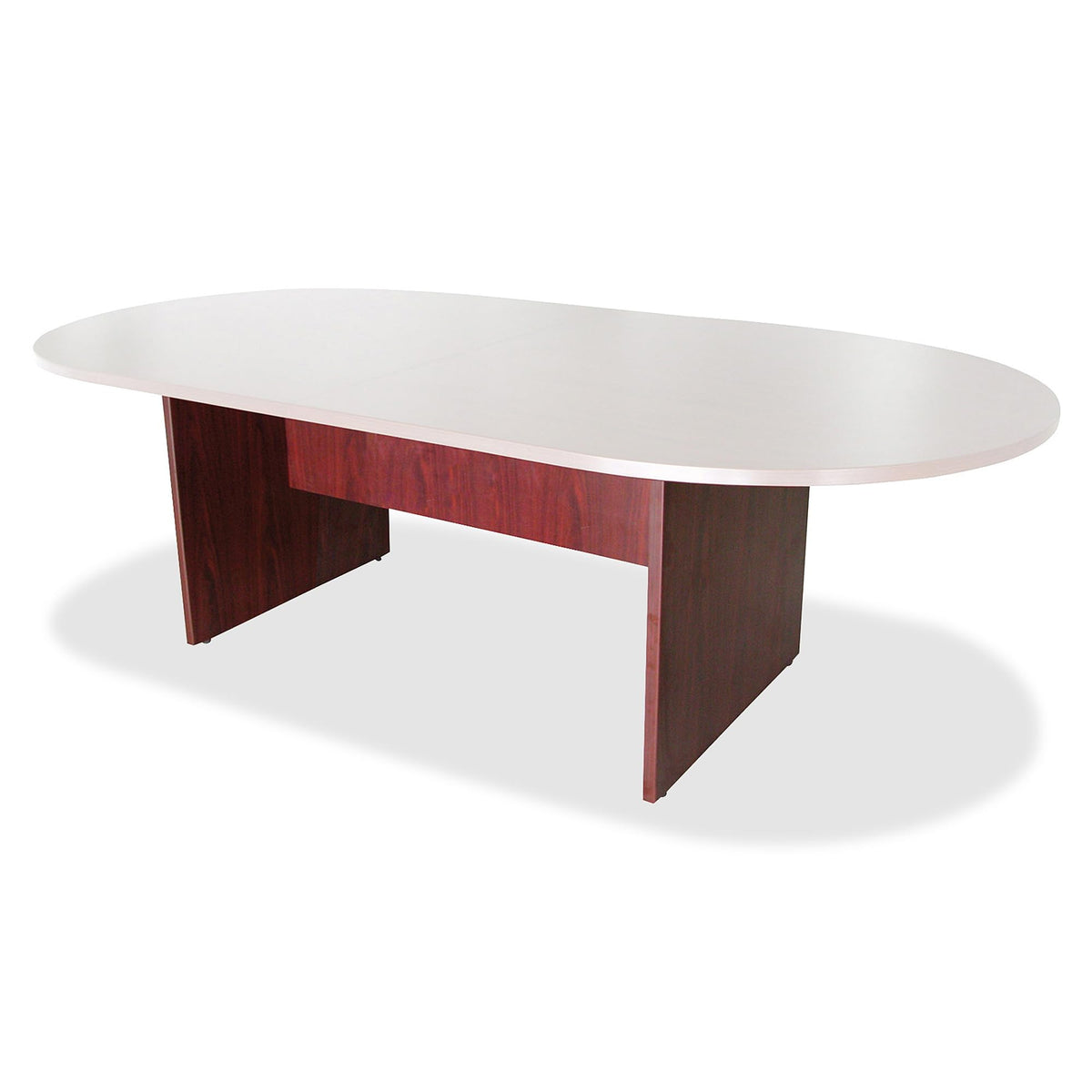 Lorell Conference Table Base, 96 By 48 By 28-Inch, Mahogany