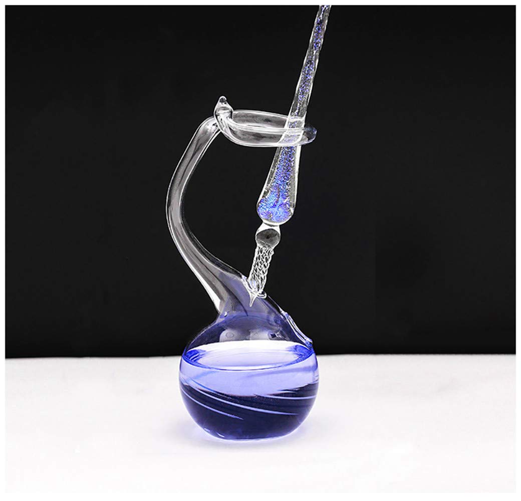 Earlyred Glass Dip Pen Washing Holder Crystal Inkwell Signature Fountain Pen Seat Office Student Graduation Birthday Present Gif