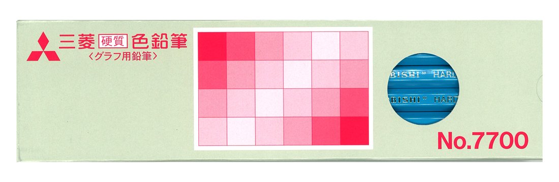 ???? Mitsubishi Pencils K7700.8 Colored Pencils, Hard No. 7700, Light Blue, 1 Dozen