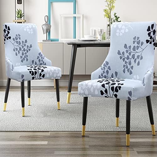 Liykimt Stretch Wingback Side Chair Slipcover-Accent Chair Cover Slipcover With Arm,Washable Upholstered Arm Dining Chair With N