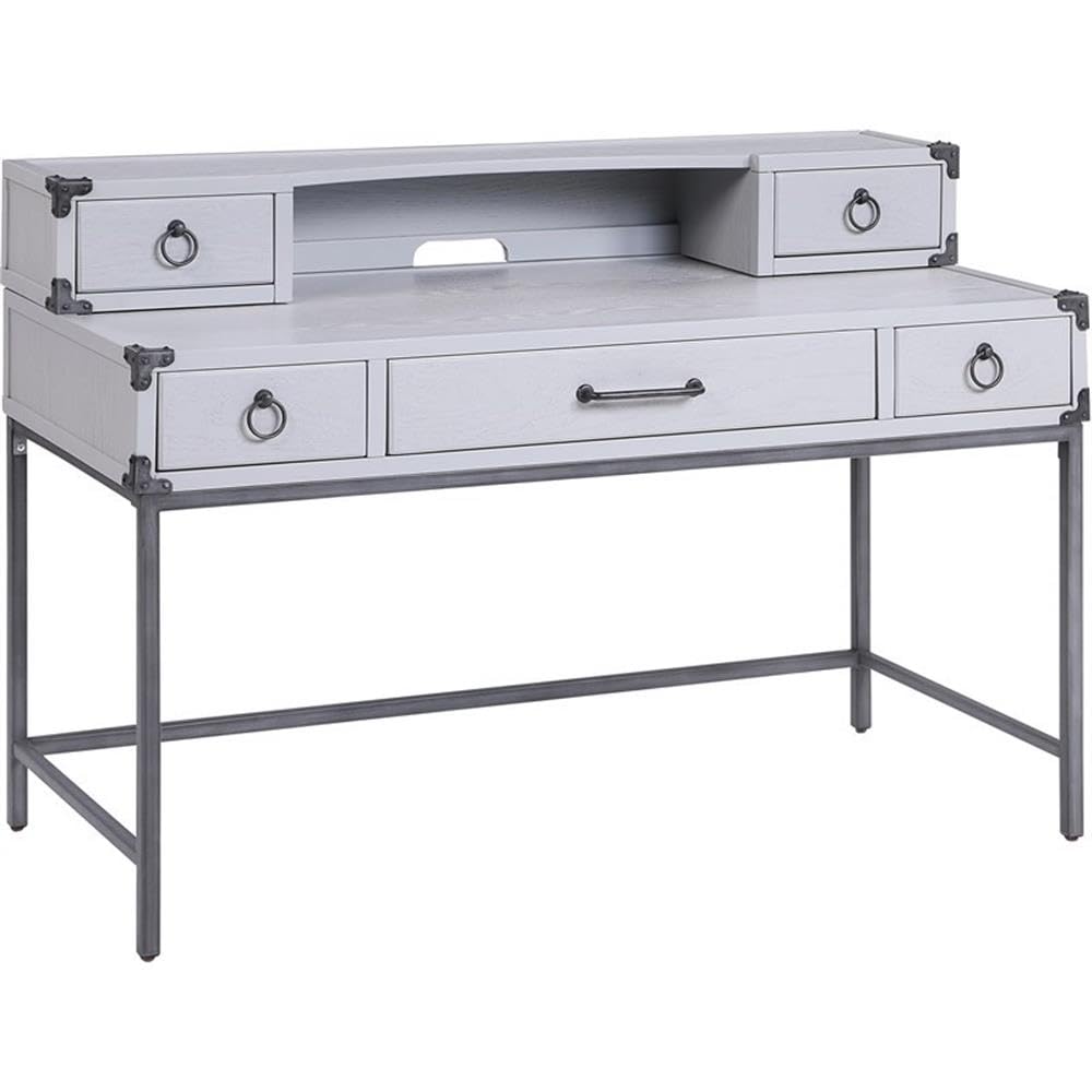 Acme Orchest 3-Drawer WoodenDesk Table in Gray
